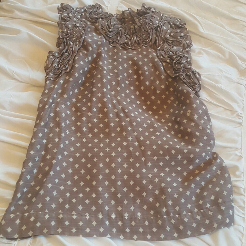 French connection sleeveless blouse SIZE 0